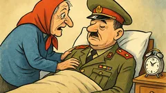 Виц: Баба ми: Стани, сине, военен!